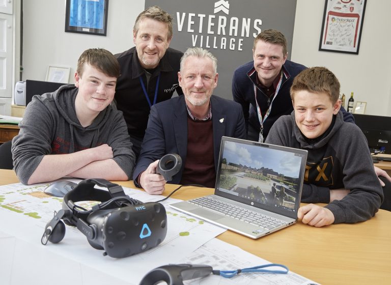 Read more about the article Students learn cutting-edge tech skills to bring Veterans Village to life