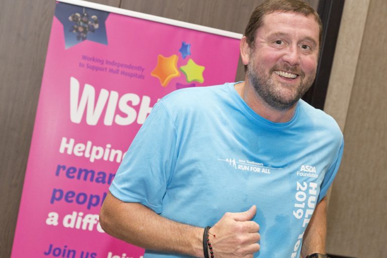 Read more about the article Hospital boss runs up tower block for children with sight problems